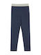 Lange Kinderleggings Dunkelblau