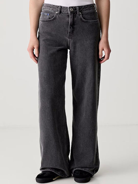Damenjeans mit hohem Bund in Relaxed Fit