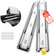 Vevor Heavy-Duty Drawer Slides 75 cm 113.4 kg Full Extension Side-Mount Steel 6 Pairs Zxcthgpfz2505qf0a001v0