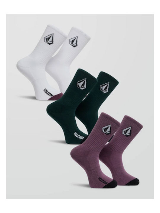 Volcom Παιδικές Κάλτσες Πολύχρωμες 3 Ζευγάρια