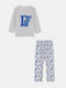 Dpam Grauer Kinderpyjama