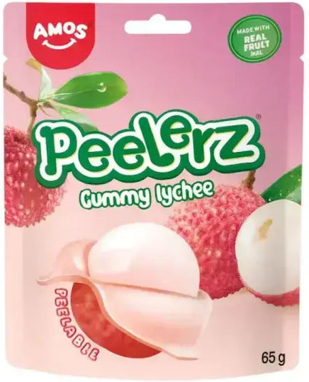 Amos Peelerz Kaugummi mit Lychee-Geschmack 46 g