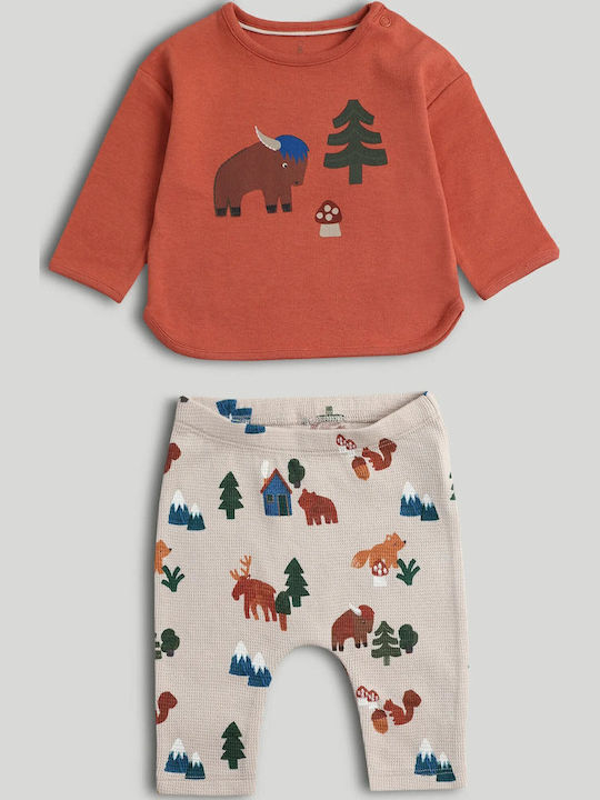 Set pentru Copii cu Colanți de Iarnă 2 Bucăți Multicolor