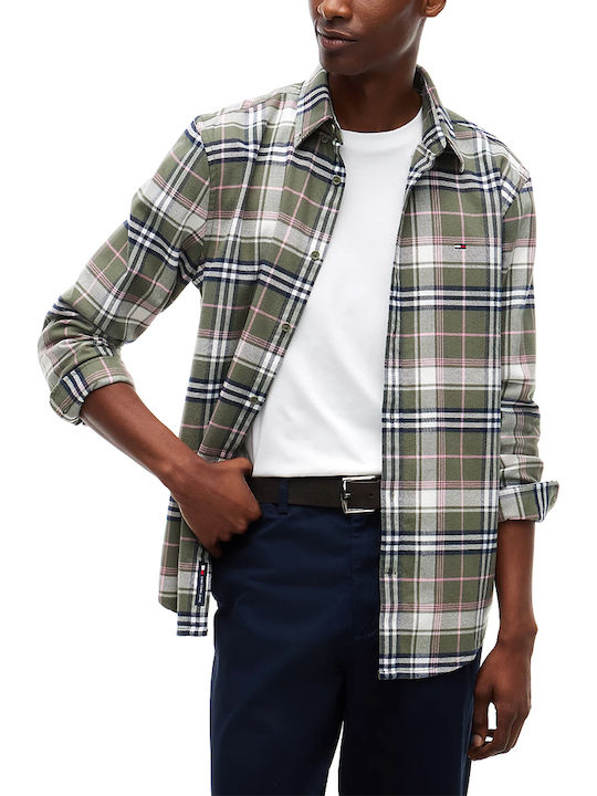 Tommy Hilfiger Long Sleeve Flannel Shirt in Reg...