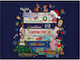 Koupakoupa Xmas Classic Movies Επιφάνεια Κοπής Γυάλινη 38x28cm