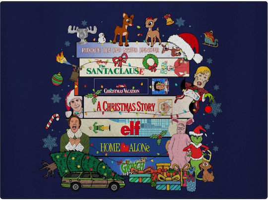 Koupakoupa Xmas Classic Movies Επιφάνεια Κοπής Γυάλινη 38x28cm