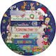 Koupakoupa Xmas Classic Movies Glass Chopping Board 30x30cm
