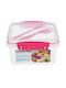 Sistema Lunch Box Plus Δοχείο Φαγητού Πλαστικό Ροζ 1.2lt
