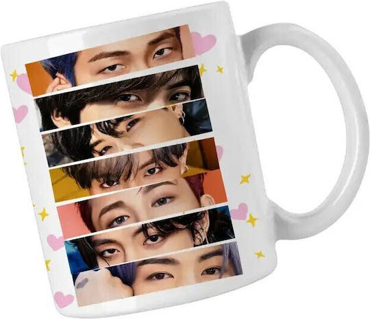 Bts K-pop Eyes Керамична Чаша