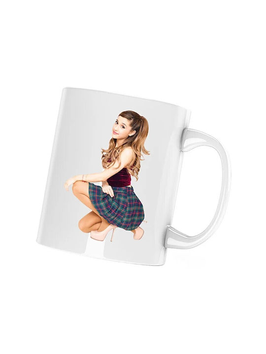 Ariana Cană Ceramică Albă 330ml