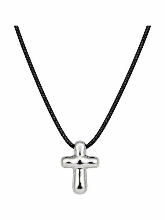 Bode Damenkreuz aus Stahl mit Kordel