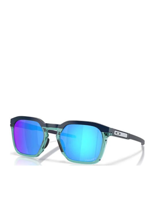 Hstn Sq 2.0 Prizm Sapphire Unisex Sunglasses with Horn-Rimmed Frame Sapphire / Abyss