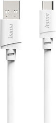 Hama 201813 Кабел USB-A мъжки към USB-C мъжки 2 м Бял Hama 201813 Кабел USB-A мъжки към USB-C мъжки 2 м Бял