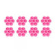 Flower-shaped Adhesive Holder Eyelash Extensions Set 10 Pieces
