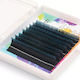 Barhat Art Collection Mix 8 Lines 2tone Blue Colored Eyelash Extensions