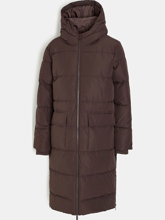 Morlenis Women's Spring/Autumn Jacket Brown