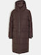 Morlenis Women's Spring/Autumn Jacket Brown