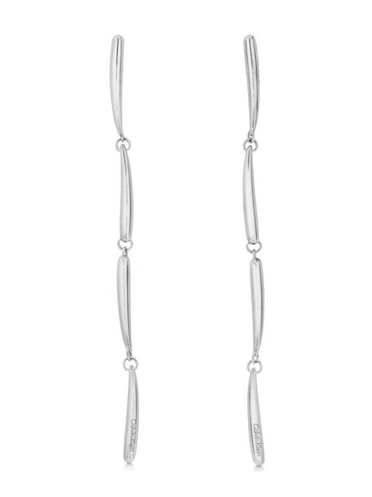 Women's Hoop Earrings Calvin Klein Elemental 35000994 Silver