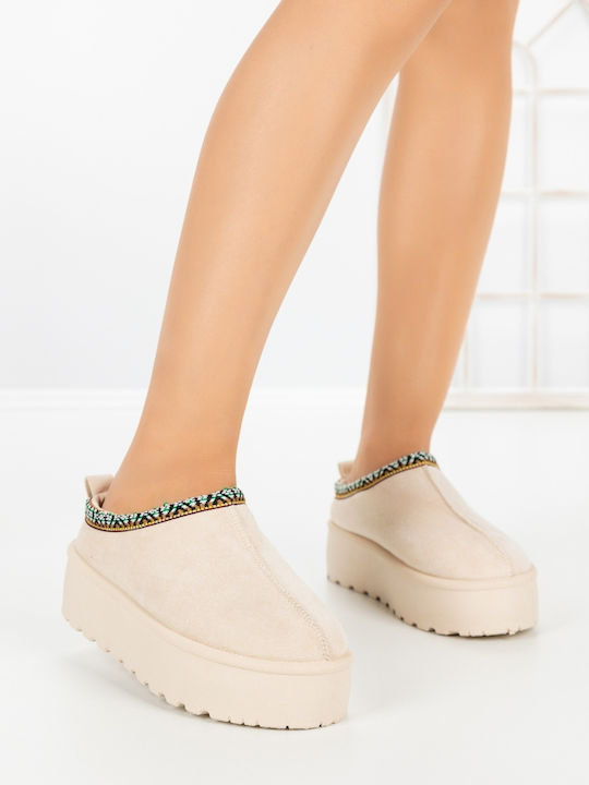 Women's Summer Platform Sandals Beige