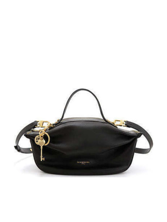 Women's Leather Tote Bag Black