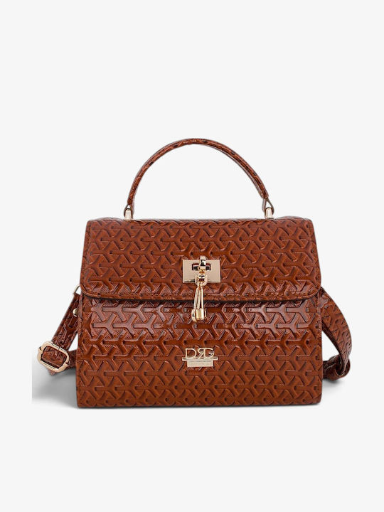 Γυναικεία Τσάντα Χειρός Καφέ