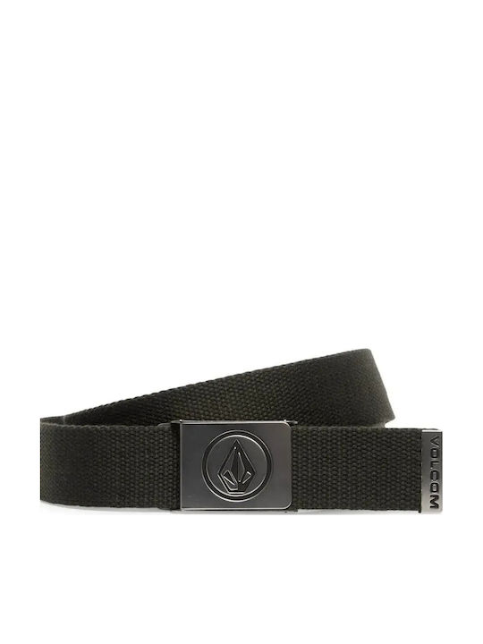 Volcom Circle Web Men's Webbing Belt Green