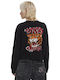 Ozzy Long Women's Knitted Cardigan Black