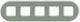 Mini Universal Frame Fivefold Round Made Sage Plastic 61mrto-5