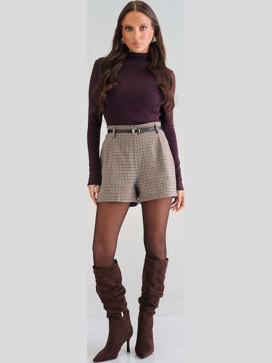 Decoro Women's Dark Brown Shorts