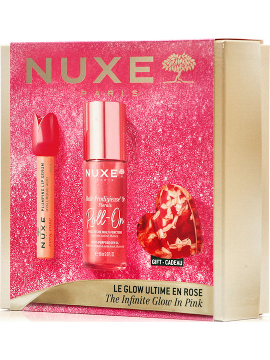 Nuxe The Infinite Glow in Pink Brightening Skin Care Set 3 Pieces