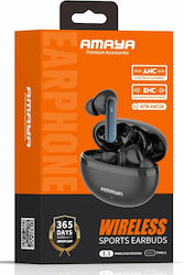 Amaya ATW-ANC08 In-ear Bluetooth Handsfree Earphones with Charging Case Black Amaya ATW-ANC08 In-ear Bluetooth Handsfree Earphones with Charging Case Black
