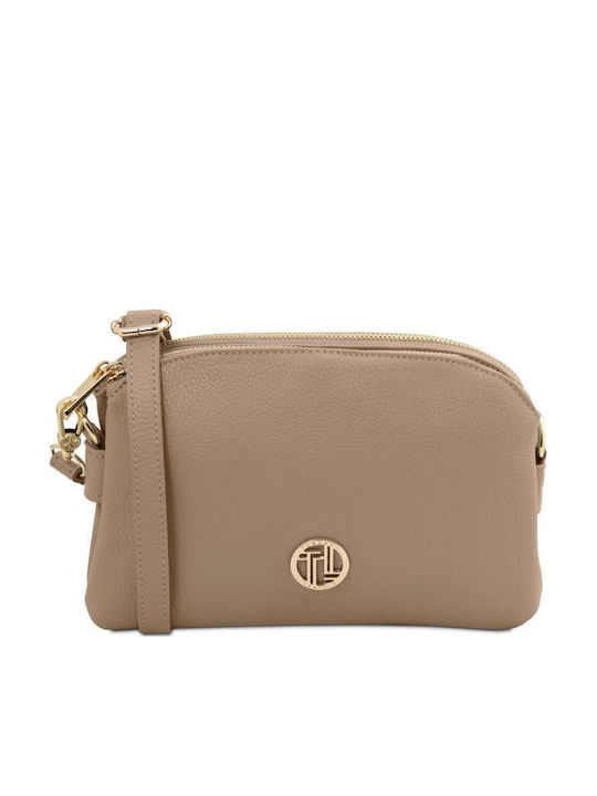 Tuscany Leather Beige Leather Women's Crossbody...