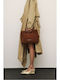 Women's Handbag / Crossbody Suede Tabac Brown