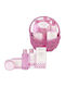 IDC Institute Scented Bath Rose Basket Cherry Blossom Body Cleaning Skin Care Set 6pcs