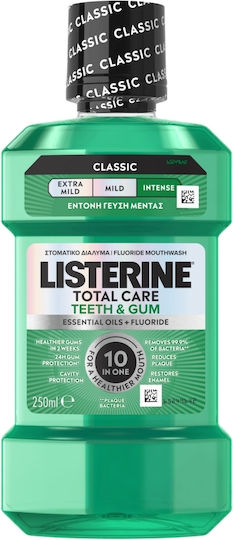 Listerine Total Care Teeth & Mouthwash for Gingivitis & Against Plaque 250ml