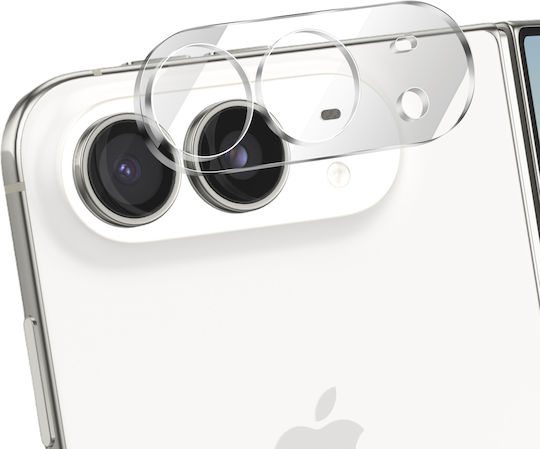 Avizar 3D Gebogener Kameraschutz Aus Gehärtetem Glas 9H Für iPhone Duo Transparent