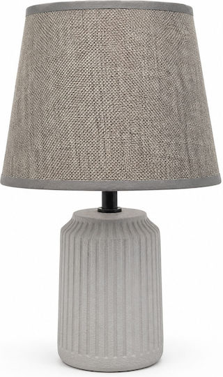 Ankor Ceramic Table Lamp with Grey Shade