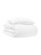 vidaXL Set of Single Duvets 140x200 cm White 2 pcs