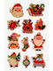 Bsb Creative Christmas Metal Holographic Santa 1 Sheet