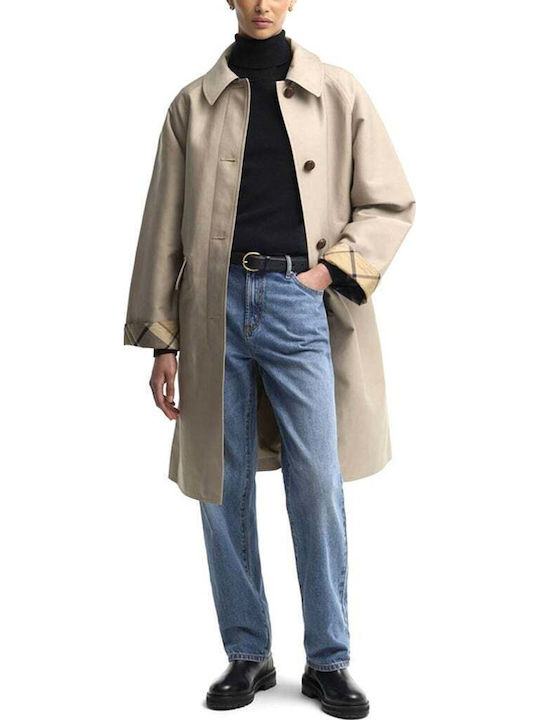 Barbour Ria Women's Beige Gabardine Coat