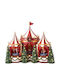 Lianos Christmas Illuminated Decorative Figurine Battery Operated with Music and Motion 45x36x26cm