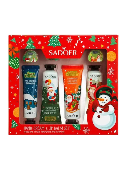 Christmas Gift Set Hand Cream Lip Balm Sadoer 8 Pieces Christmas Gift Set Hand Cream Lip Balm Sadoer 8 Pieces