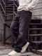 Men’s Loose Baggy Fit Jeans Black Washed