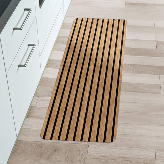 L-c Lattae Αντιολισθητικό Χαλί Ορθογώνιο Naturel 45x120cm