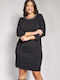 Rochie Midi de Seară Neagră