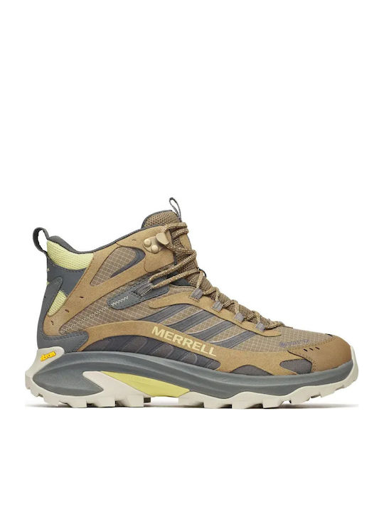 Merrell Bocanci de Drumeție Bărbați Impermeabili cu Membrană Gore-Tex Bej