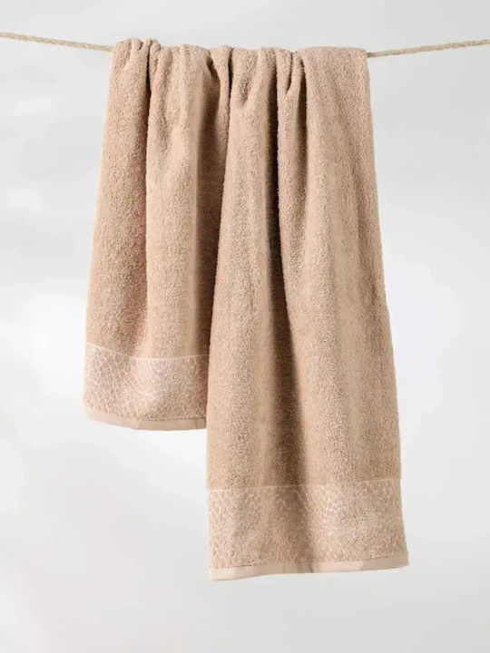 Kentia Bath Towel Set 2 Pieces Viper Beige Weig...