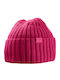 Unisex Knitted Beanie in Fuchsia