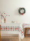 Palamaiki Christmas Tablecloth White 220x140cm