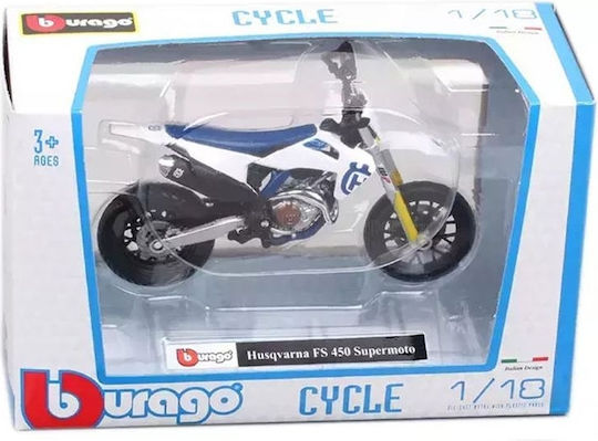 Husqvarna FS 450 Supermoto Motorcycle 1/18 Bburago